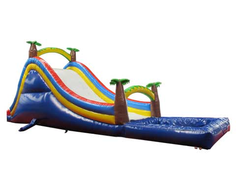 Inflatable Slide With Pool