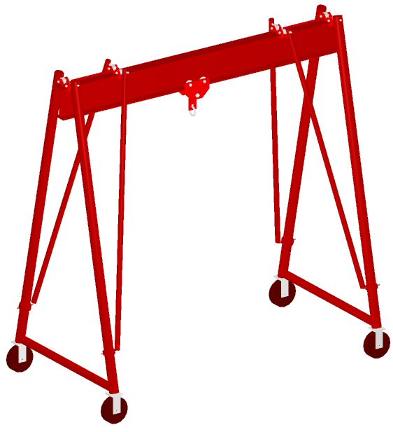 2 ton gantry crane for garage for sale