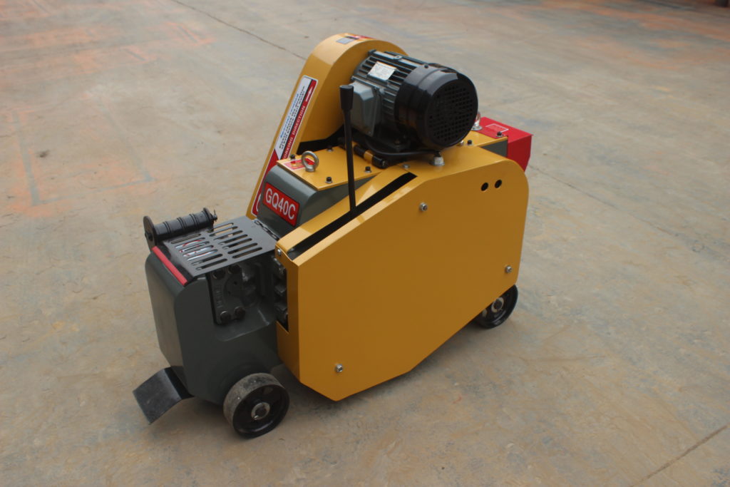 Rebar cutter machine for construction