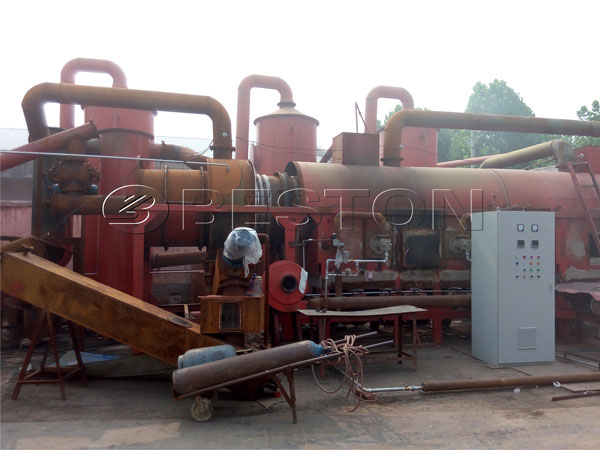 Beston Sugarcane Bagasse Charcoal Making Machine