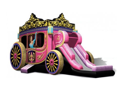 Princess Carriage Inflatable Bouncy Castle for Sale