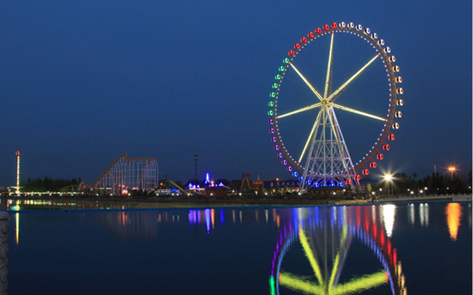 giant Ferris wheels