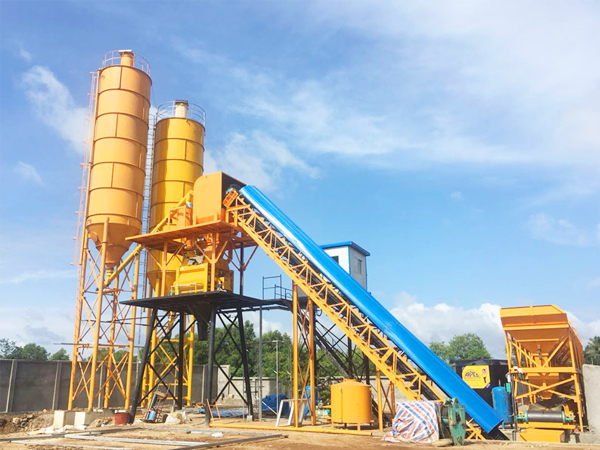 HZS90 ready mix concrete plant for sale