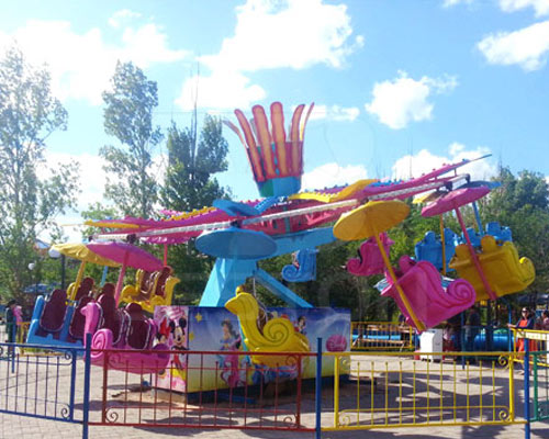 The Amusement Park Paratrooper Ride
