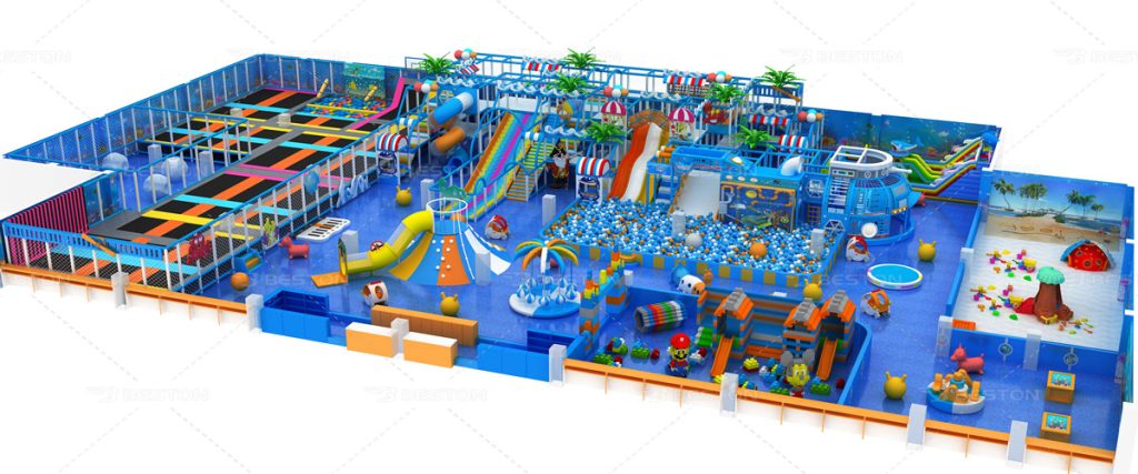 Pirate ship theme indoor playground 